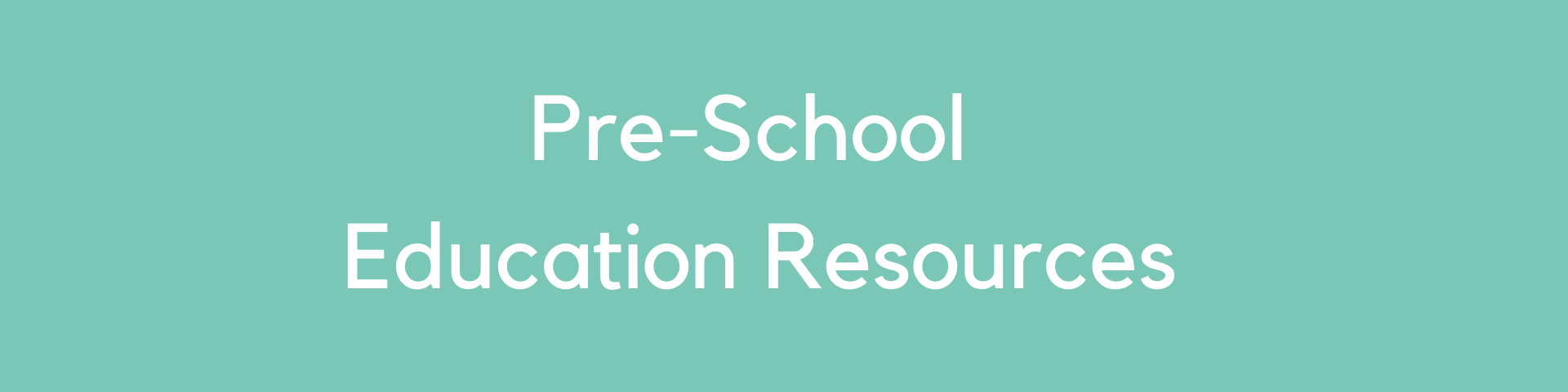 Image: Pre-School school Banner